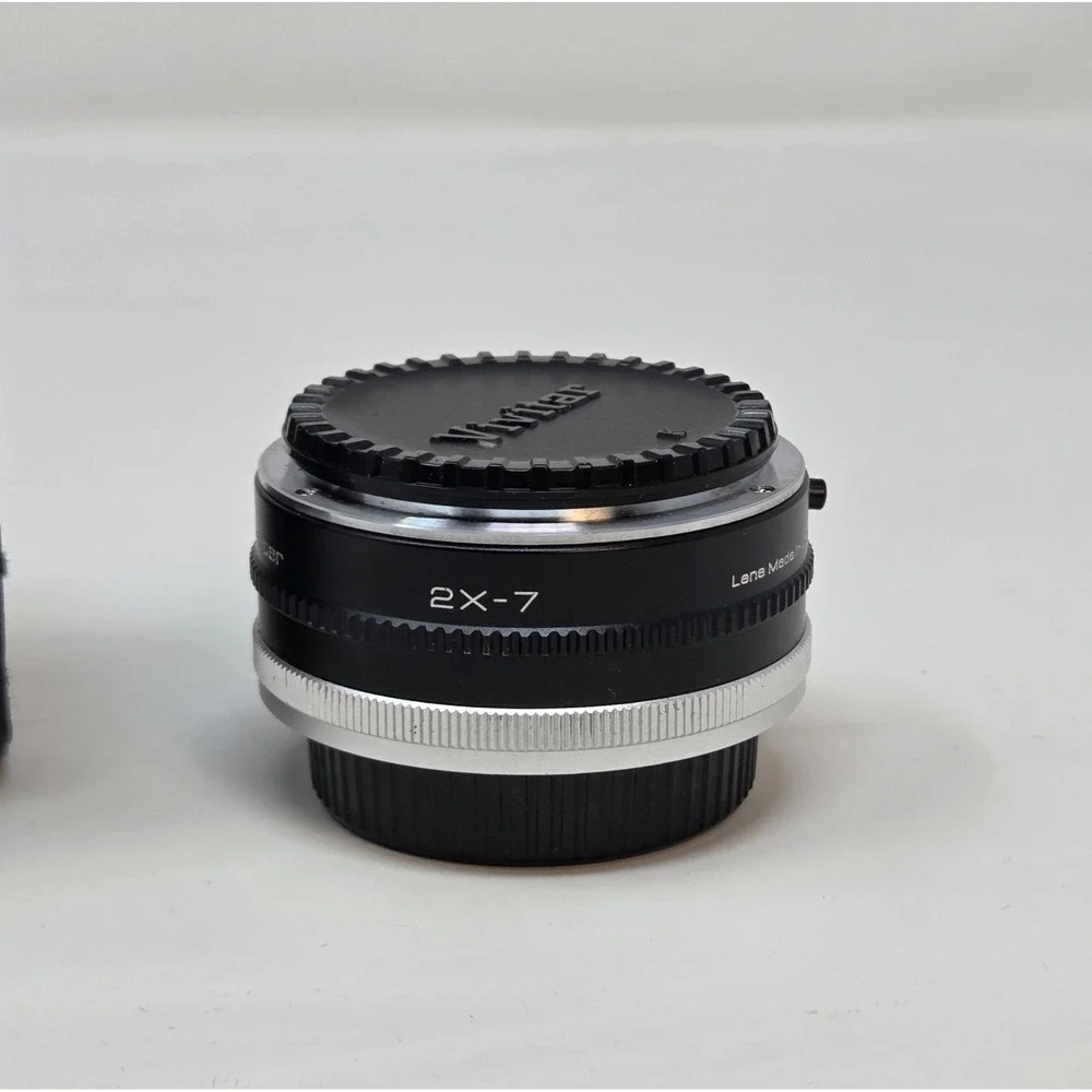 Vivitar MC Tele Converter 2X-7 Konica AR Mount Multi-Coated w/ Caps & Case Japan